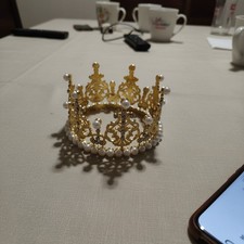 Kuchendekoration Gold Krone