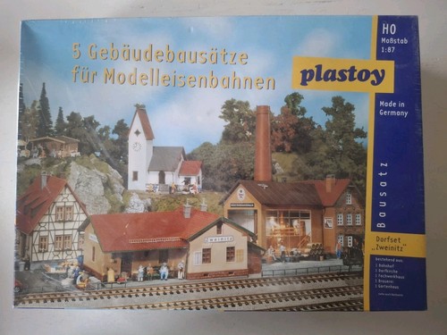 Modelleisenbahn dorfset - modelleisenbahn, ho