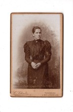 CDV Foto Feine Dame / Tante
