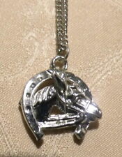 Halskette Pferd Necklace Pferde Reiten Schmuck Hufeisen