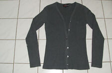 Strickjacke, Sweatjacke (INSCENE), dunkelgrau, Gr. S – 36/38