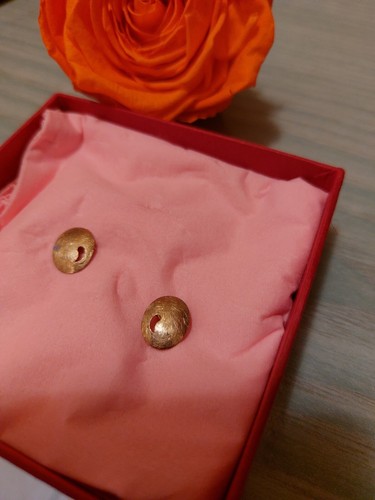 Neu ohrstecker gold - gold, 333