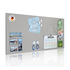 Metall Magnettafel grau