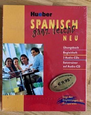 Spanisch Sprachkurs Hueber inkl. 3 CD‘s, Übungsbuch Begleitheft NEU!