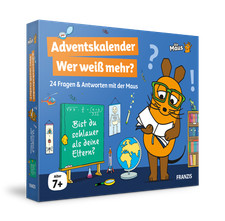 Adventskalender Die Maus Wer weiß mehr? Rätsel Weihnachtskalender für Kinder
