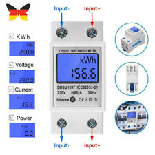 230V 80A LCD Digitale Stromzähler Stromzähler Verbrauchsmessgerät Zwischenzähler