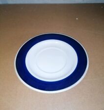 DDR Teller Blauer Rand Geschirr Kahla Porzellan Gastronomie Mitropa Haushalt 