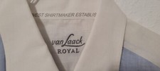 Edeles Van Laack Freizeithemd Hemd Gr. 39 M blau Weiss Langarm Berlin 1881