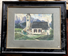 ::WATERCOLOUR °1911 CHURCH