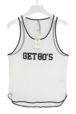 Cop Copine Fay T-Shirt Damen M Offen Strick Transparent Rundhals Stretch