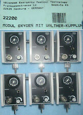 WEINMANN MODUL Oxygen Oxyflow Sauerstoff Versorgung Flowmeter Walther Kupplung Y