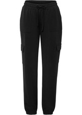 Cargo-Hose Kurz Gr. 36/38 Schwarz Damenhose Freizeit-Pants Neu