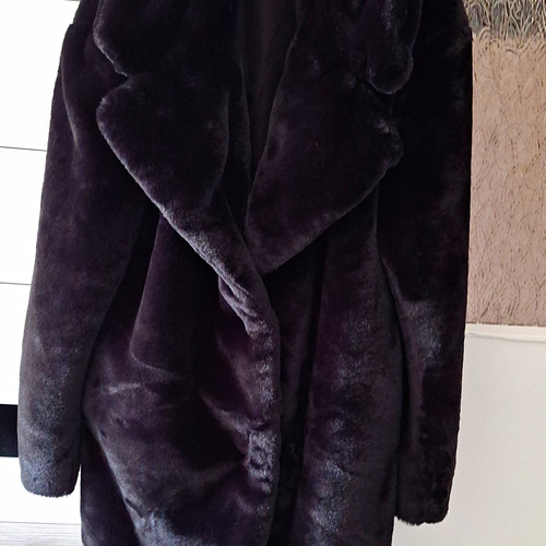 Damen mantel m schwarz - h&m,