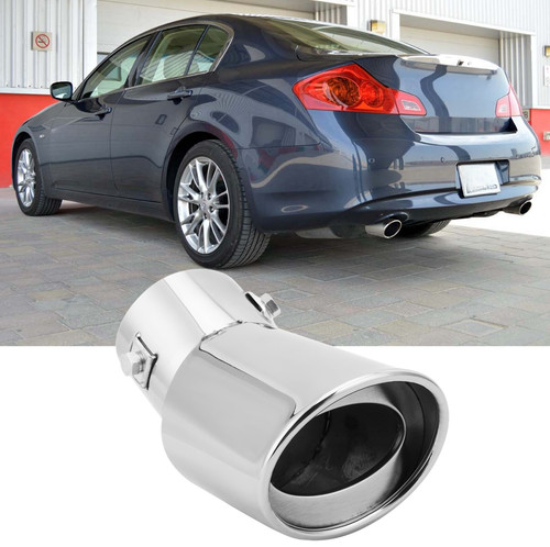 63mm oval auto edelstahl - auto,