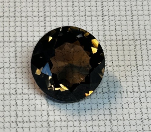 Rauchquarz rund facettiert - , ca