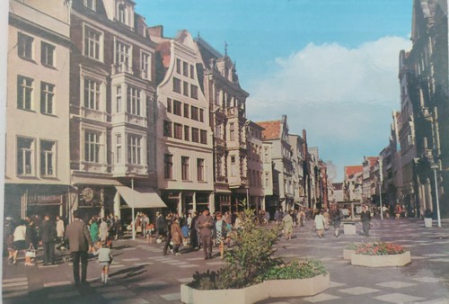 Ansichtskarte rostock - ansichtskarte,