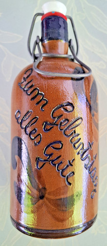 Alte steingutflasche 0 - alte, ca.