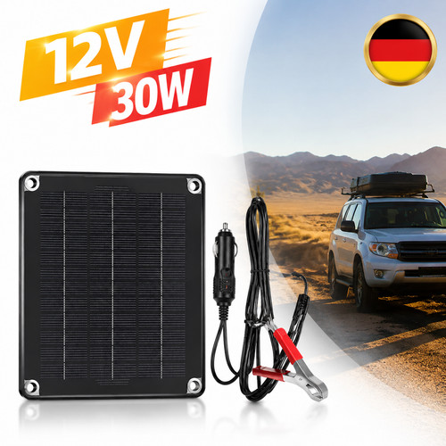 Tragbar solarmodul 12v - solarmodul, 30w