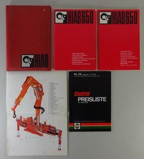 Bordmappe + Betriebsanleitung / Handbuch HIAB 650 Ladekran Stand 1976