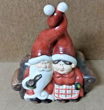 Formano -  Weihnachtsmann / Weihnachtsfrau -  Pärchen ca. 18x20x12 cm