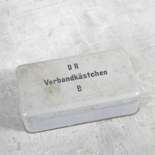 alter Metall Verbandkasten DR Deutsche Reichsbahn Verbandkästchen B Sammler