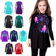 DE~ Mädchen Kinder Badeanzug