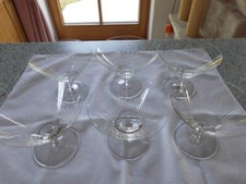 Original Rosenthal Martini-oder Cocktail Schalen,Antikglas geätzt, neuw.