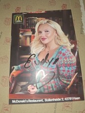 Autogrammkarte Evelyn Burdecki Let’s Dance Dschungelcamp Traumschiff ARD ZDF RTL