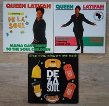 De La Soul + Queen Latifah 3 x 12" wie Run DMC 2 Live Crew LL Cool J Vanilla Ice