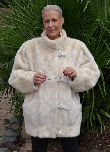 A5395 nerzjacke echt pelz - nerzjacke,