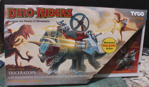 Dino riders triceratops box - dino,