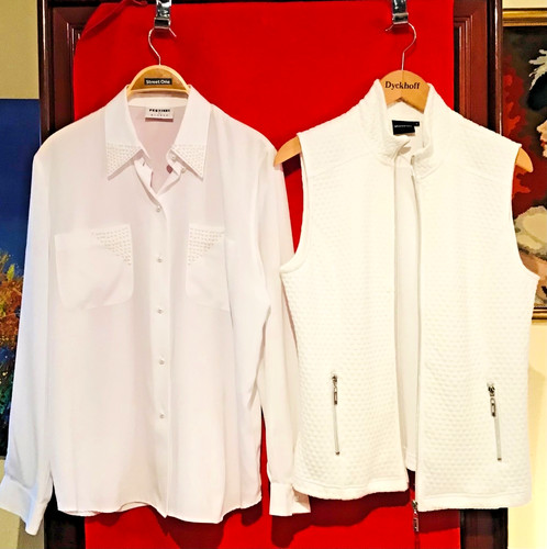 Weisse elegante bluse mit - weisse,