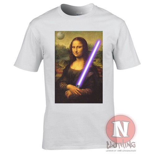 Mona lisa lichtschwert - mona, t-shirt