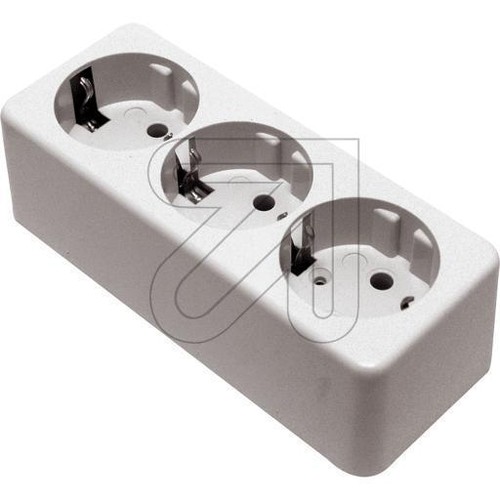 Fach steckdose dreifach ap - ,