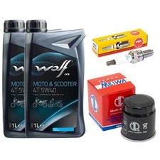 Set Ölfilter Zündkerze Öl