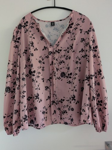 Bluse rosa reflora von shein - rosa,