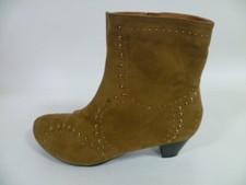 41 7,5 Liva Loop Stiefelette Damenstiefel High Heels hellbraun