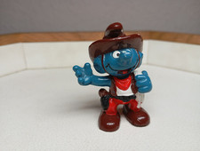 Schleich Cowboy Schlumpf Lasso, Seil weiß, Hut - 20122 - Schlümpfe Hongkong  