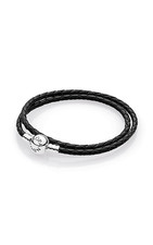 Pandora Leder & Silber Armband