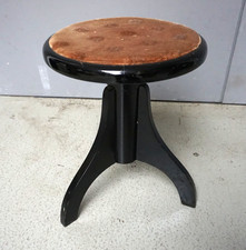 Vintage Klavierhocker Klavierstuhl Sitz Hocker Sitzhocker Schemel (F025-1487)