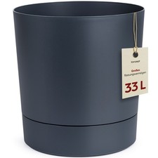 Blumentopf mit Untersetzer