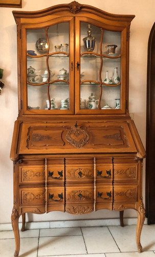 Barock sekretär vitrine - barock,