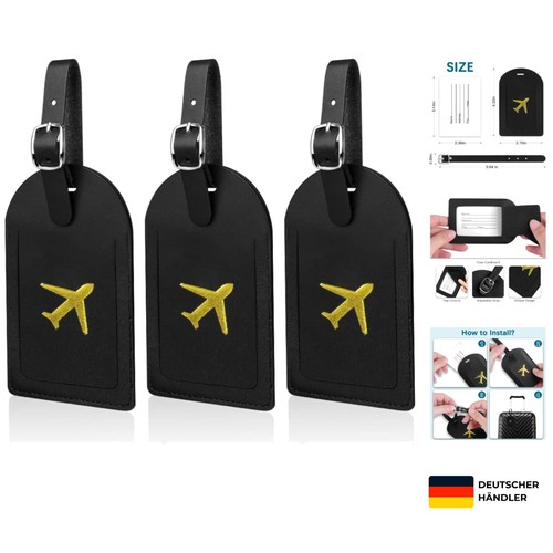3er set kofferanhänger aus - 3er,