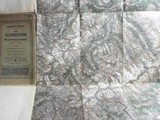 Detailed topographic map of