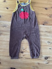 Me & i Apfel Latzhose onesie braun neuwertig Gr. 86 / 92