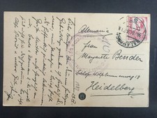 Zensurstempel - 1937 Karte von