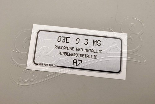 Aufkleber himbeerrotmetallic - himbeerrotmetallic,