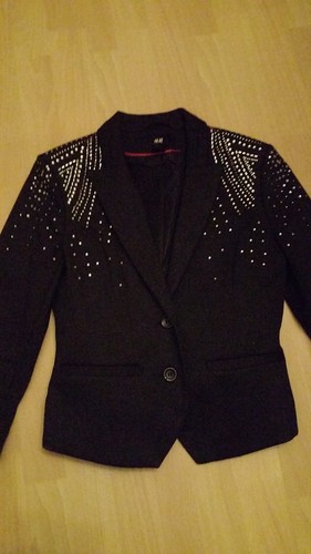 Jacke kurz mit - jacke, pailetten
