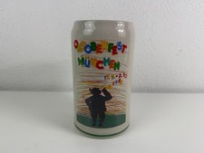 OKTOBERFEST München Wiesn 1983 Mass Bierkrug Steinkrug Jahreskrug alt 1l