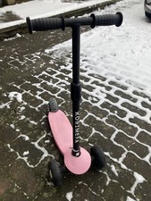 Kinderroller mit 3 LED Rädern rosa für 2-8 Jährige